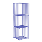 System modułowy Panton Wire 3 moduły 34,8 × 34,8 × 34,8 cm niebieski Montana