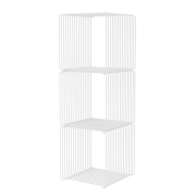 System modułowy Panton Wire 3 moduły 34,8 × 34,8 × 34,8 cm biały Montana