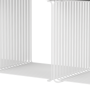 System modułowy Panton Wire 3 moduły z półką biały Montana