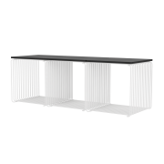 System modułowy Panton Wire 3 moduły z półką biały Montana