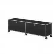Szafka RTV M61 Haller Czarna Usm