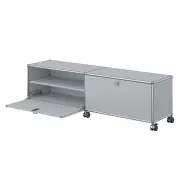 Szafka RTV M61 Haller Srebrny Matowy Usm