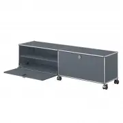 Szafka RTV M61 Haller Szara Usm