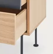 Szafka nocna Yoko antracytowa Teulat