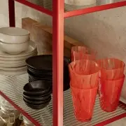 Szklanka Casca 6 szt. czerwona Ferm Living