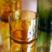 Szklanka Tube bursztynowa HKliving