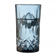 Szklanki do drinków Sorrento 4 szt. niebieskie Lyngby Glas