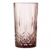Szklanki do drinków Sorrento 4 szt. różowe Lyngby Glas