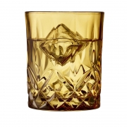 Szklanki do whisky Sorrento 4 szt. bursztynowe Lyngby Glas