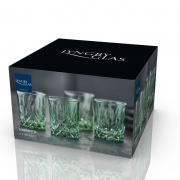 Szklanki do whisky Sorrento 4 szt. zielone Lyngby Glas