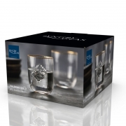Szklanki do wody Palermo 4 szt. Lyngby Glas