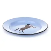 TALERZ EMALIOWANY HORSE 26 CM SELETTI
