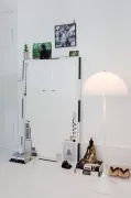 Lampa podłogowa Panthella opalizowana Louis Poulsen