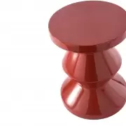 Taboret Zig Zag Koralowy Pols Potten