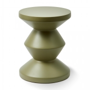 Taboret Zig Zag Outdoor Oliwkowy Pols Potten