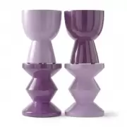 Taboret Zig Zag Śliwkowy Pols Potten
