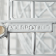 Taboret Zig Zag Wire biały Pols Potten