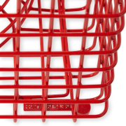 Taboret Zig Zag Wire czerwony Pols Potten