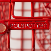 Taboret Zig Zag Wire czerwony Pols Potten