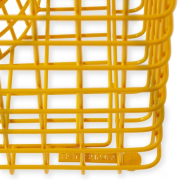 Taboret Zig Zag Wire żółty Pols Potten