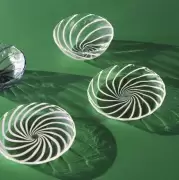Talerz Spin różowe paski 2 szt. Hay