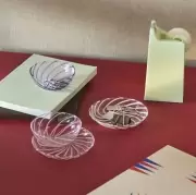 Talerz Spin różowe paski 2 szt. Hay