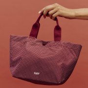 Torba miejska Grid Everyday Bag Mini burgundowa HAY