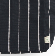 Torba na zakupy Outdoor Market czarna w beżowe pasy HAY