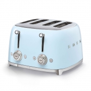 Toster na 4 kromki z 2 pokrętłami 50's Style pastelowy błękit Smeg