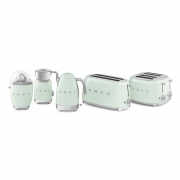 Toster na 4 kromki z 2 pokrętłami 50's Style pastelowa zieleń Smeg