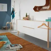 WIESZAK STOJĄCY BREN BIAŁY KAVE HOME