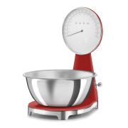 Waga kuchenna cyfrowa 50's style czerwona Smeg