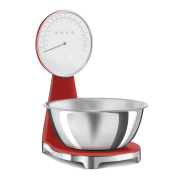 Waga kuchenna cyfrowa 50's style czerwona Smeg