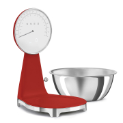 Waga kuchenna cyfrowa 50's style czerwona Smeg