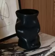 Wazon Collapse 20 cm czarny Audo Copenhagen