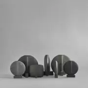 Wazon Guggenheim 34 cm ciemnoszary 101 Copenhagen