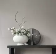 Wazon Guggenheim 45 cm ciemnoszary 101 Copenhagen