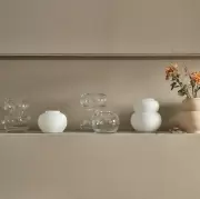 Wazon Mingei 22 cm biały Bolia