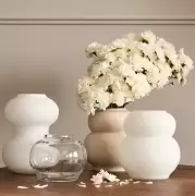 Wazon Mingei 25 cm biały Bolia