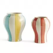 Wazon Sobremesa Stripe czerwony Hay