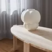 Wazon Uva 20 cm kremowy AYTM