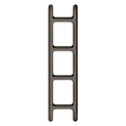 Wieszak Drabina Drab brązowy Zieta