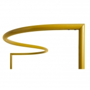 Wieszak na ubrania Colour S-Shape musztardowy HAY