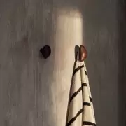 Wieszak ścienny Cairn 2 szt. brązowy Ferm Living