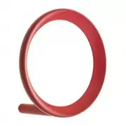 Wieszak ścienny Loop 9 cm czerwony Normann Copenhagen