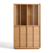 Witryna Onix dębowa Kave Home