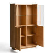 Witryna Onix dębowa Kave Home