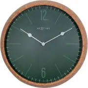 ZEGAR ŚCIENNY CORK ZIELONY NEXTIME