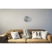 ZEGAR ŚCIENNY ELEGANT DOME SREBRNY NEXTIME