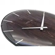 ZEGAR ŚCIENNY Edge Wood Dome ciemne drewno NEXTIME